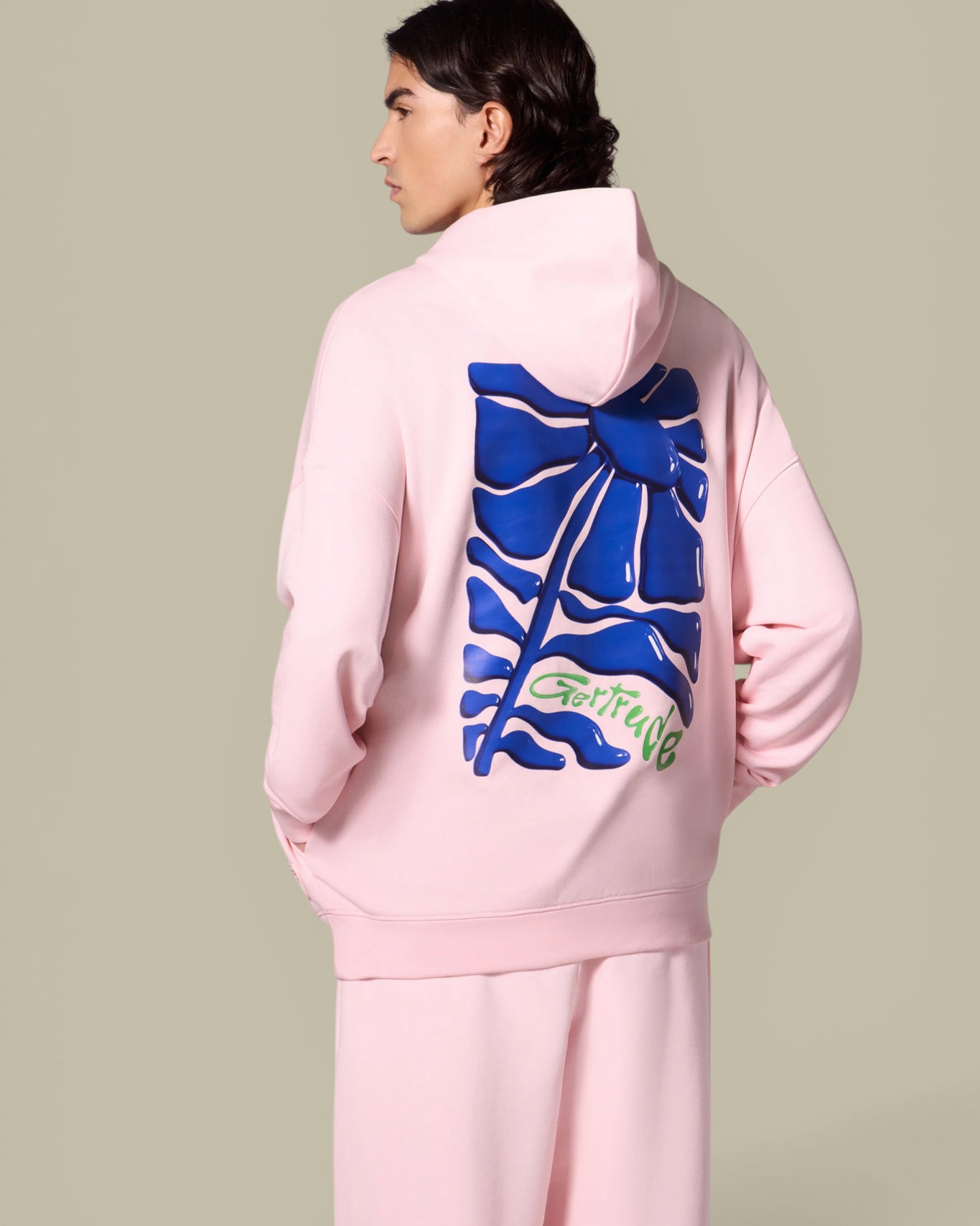 Sweat à Capuche Gertrude Rose - Daisy Gertrude
