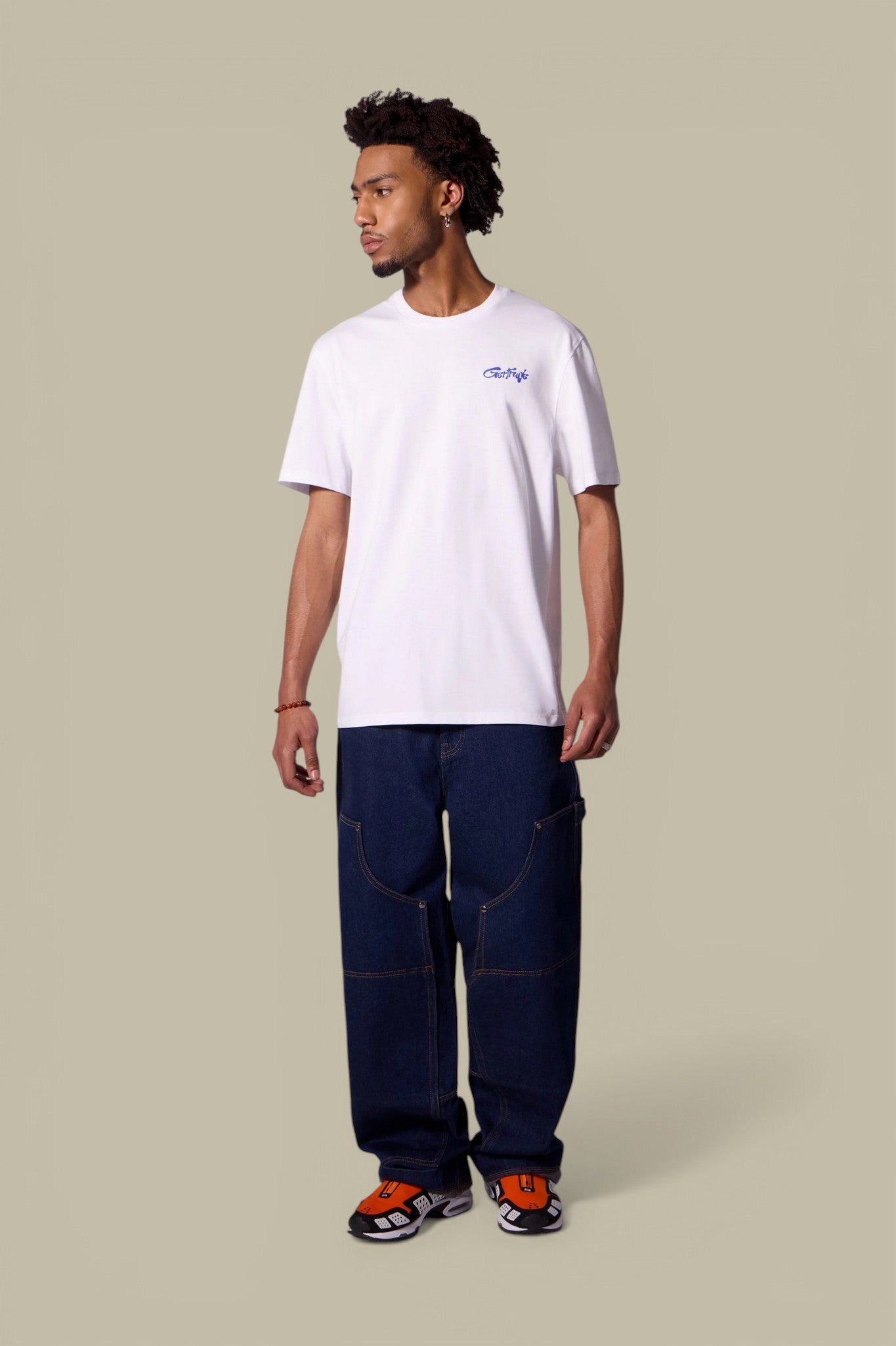 T-Shirt Gertrude Blanc - Leonce Daisy Gertrude