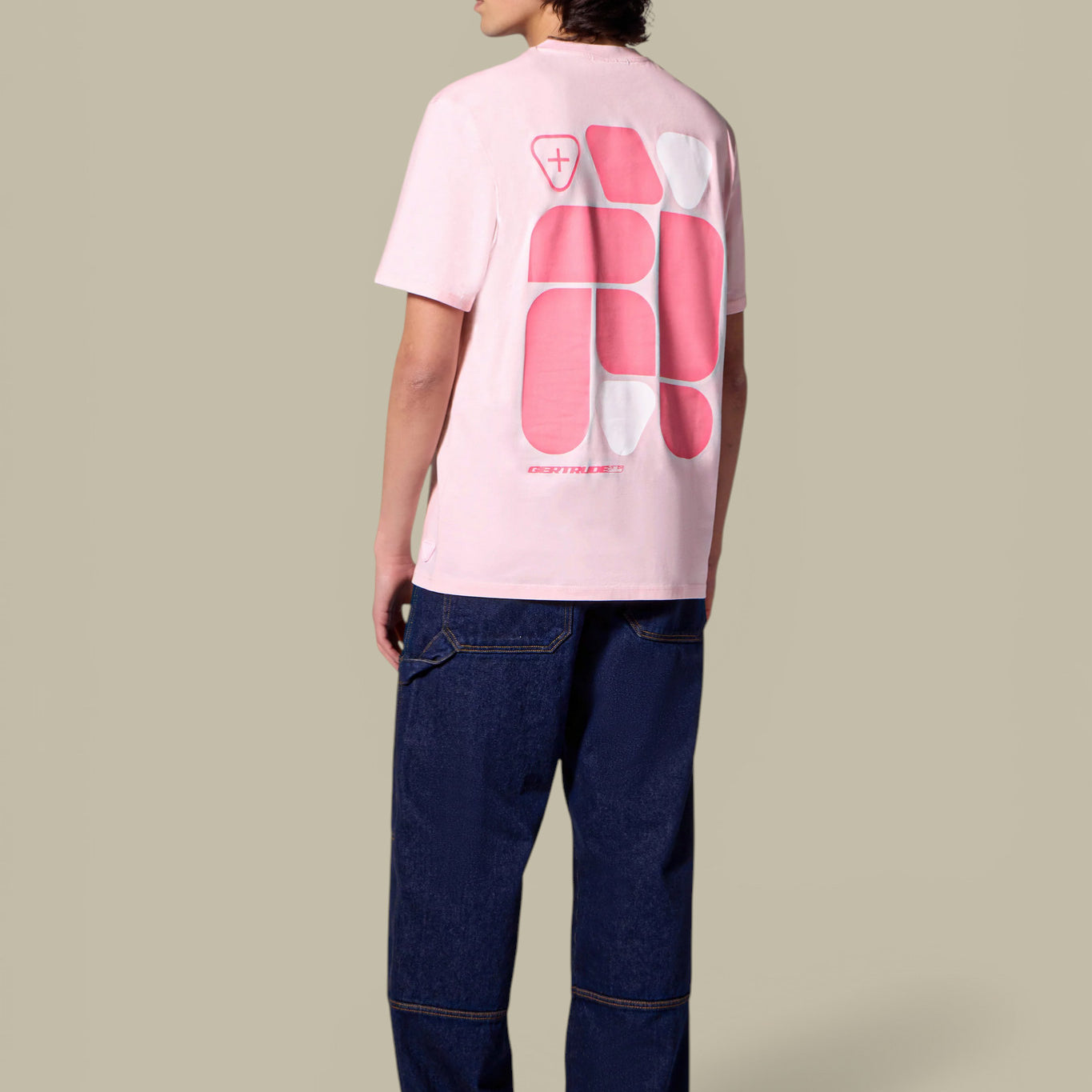 T-Shirt Gertrude Rose - Leonce Geometry Gertrude