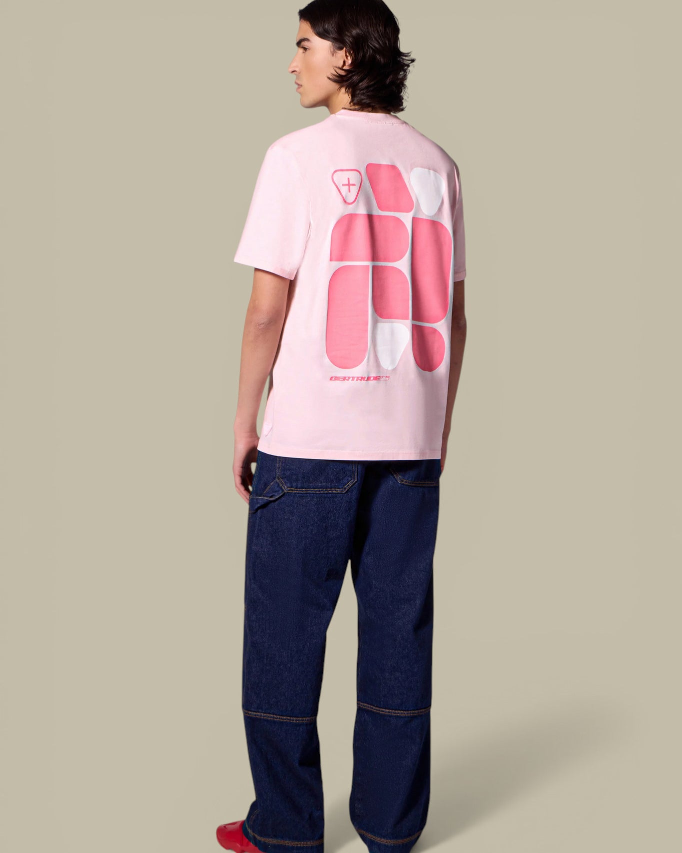 T-Shirt Gertrude Rose - Leonce Geometry Gertrude