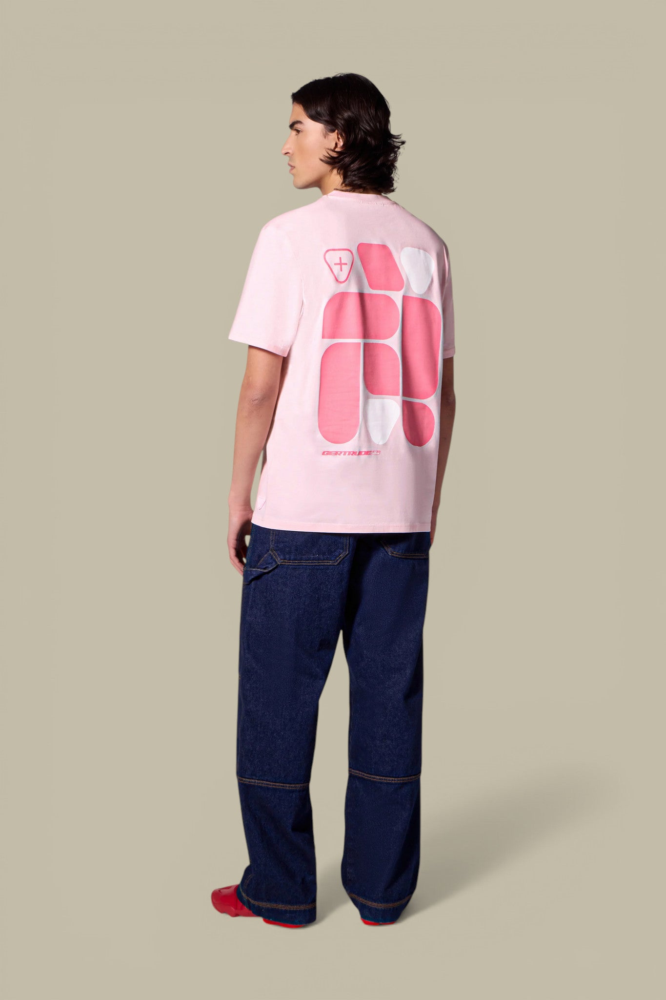 T-Shirt Gertrude Rose - Leonce Geometry Gertrude