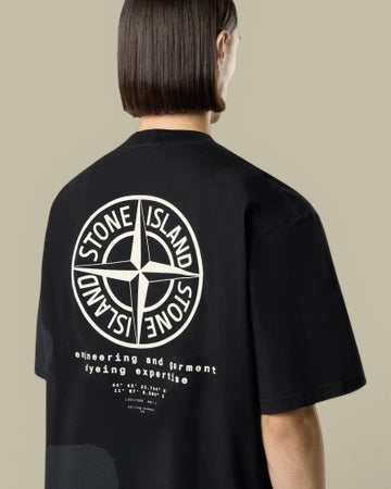 T - Shirt - Stone Island Noir - Compas Dos Stone Island