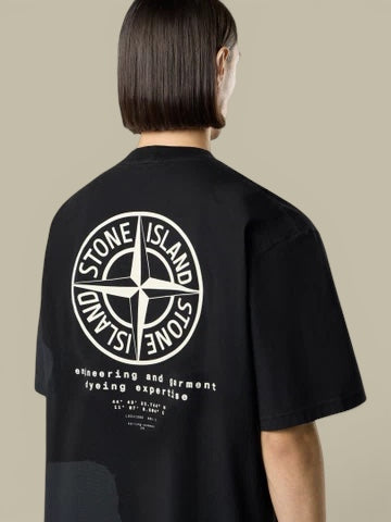 T - Shirt - Stone Island Noir - Compas Dos Stone Island
