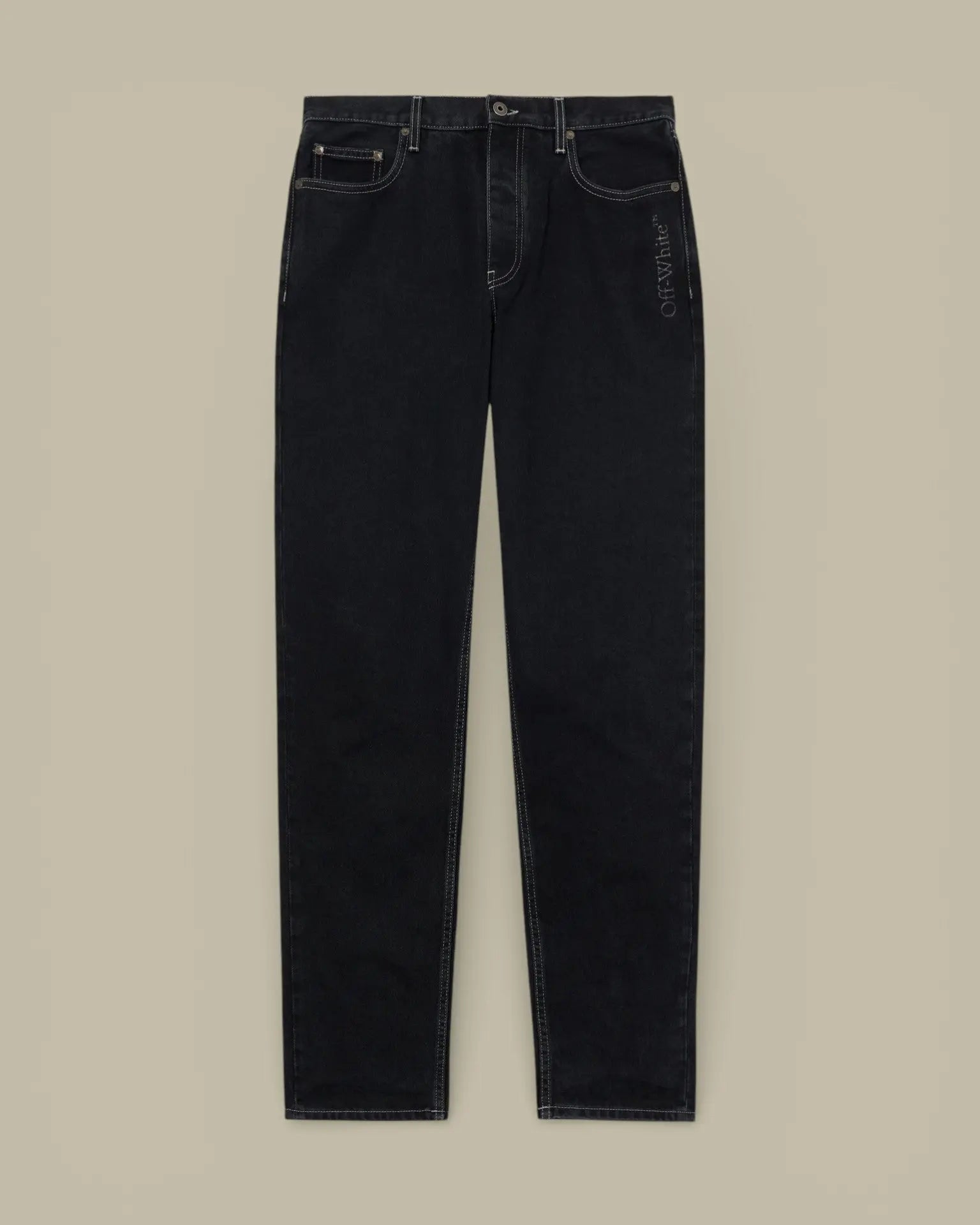 Jean Off - White Black - Half Arrow - JEAN