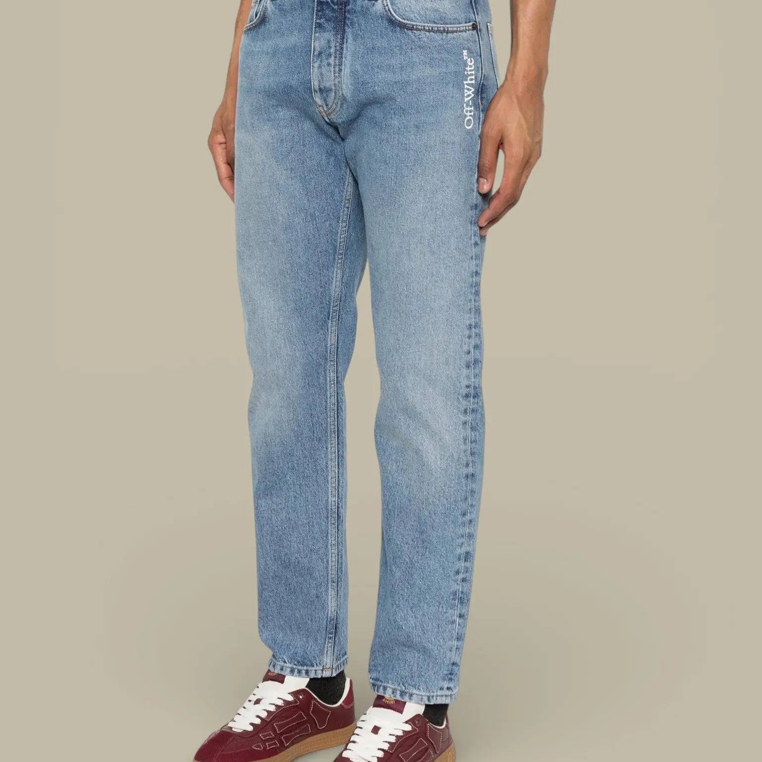 Jean Off - White - Blue - JEAN