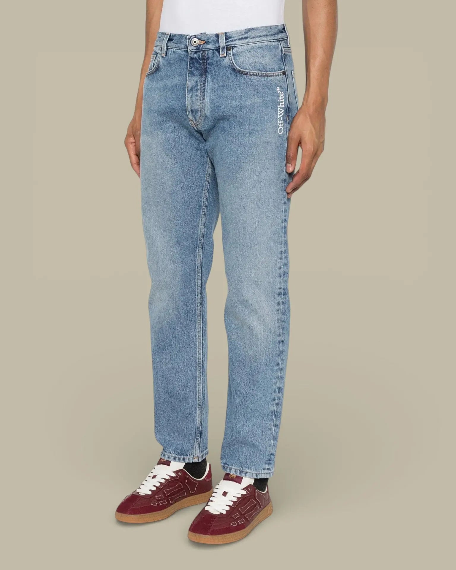 Jean Off - White - Blue - JEAN