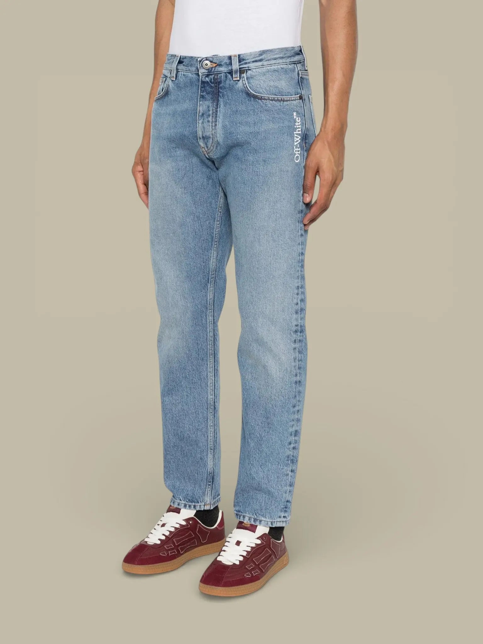 Jean Off - White - Blue - JEAN