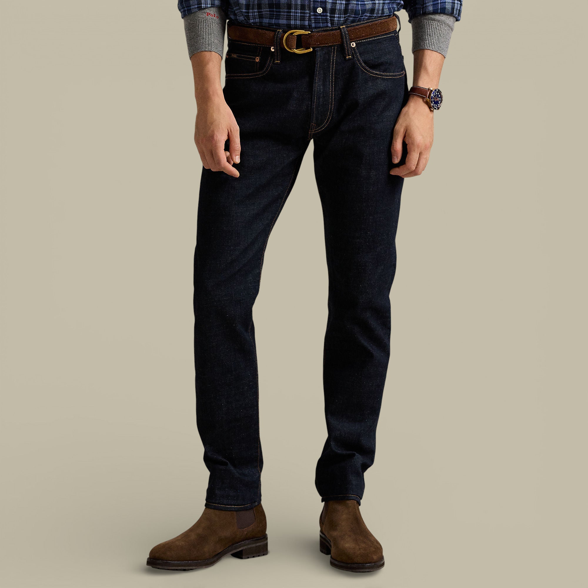 Jean Ralph Lauren Bleu Marine Brut - Parkside - JEAN