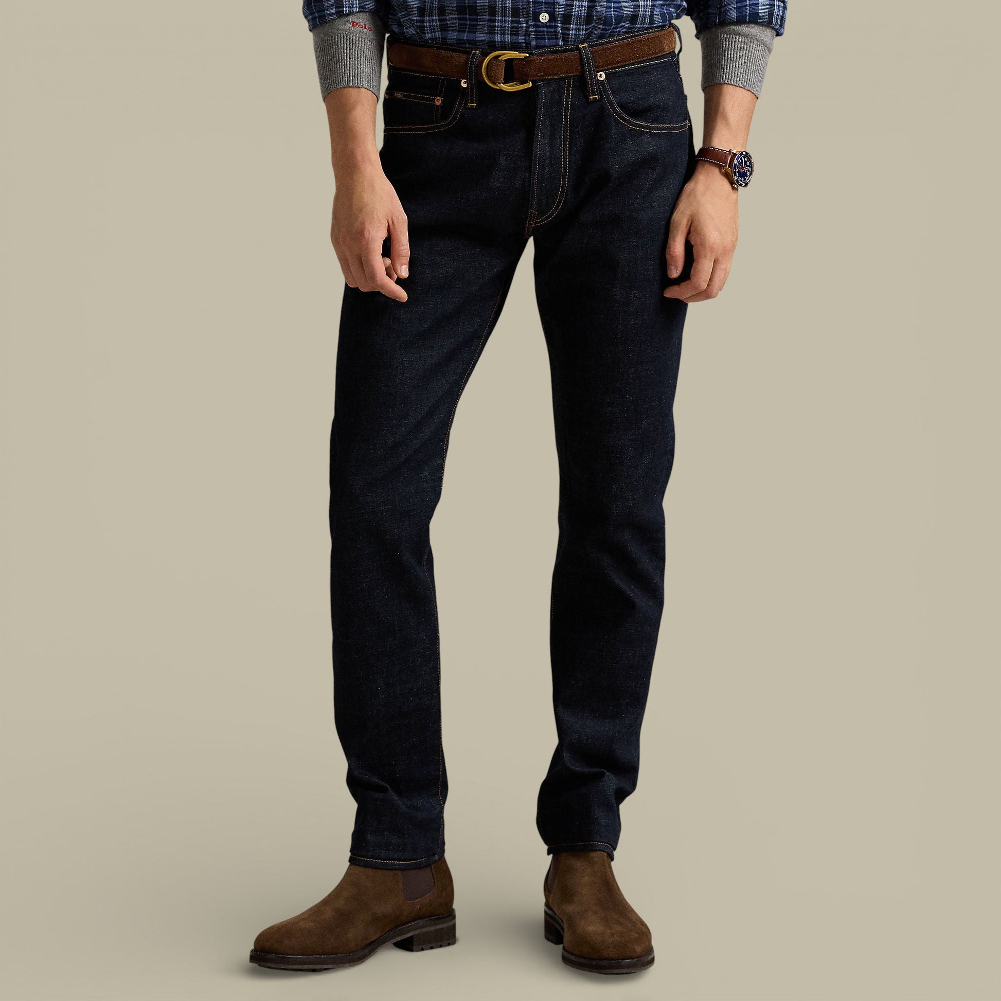 Jean Ralph Lauren Bleu Marine Brut - Parkside - JEAN