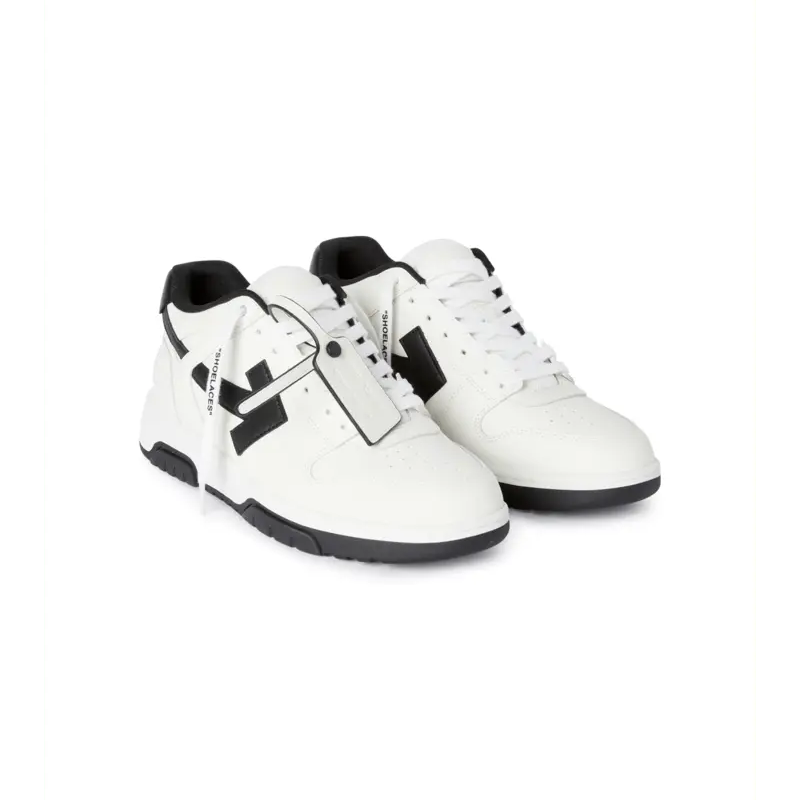 Sneakers Off White Blanc Noir - M-OUT OF OFFICE-04640 (MENS) Off-White