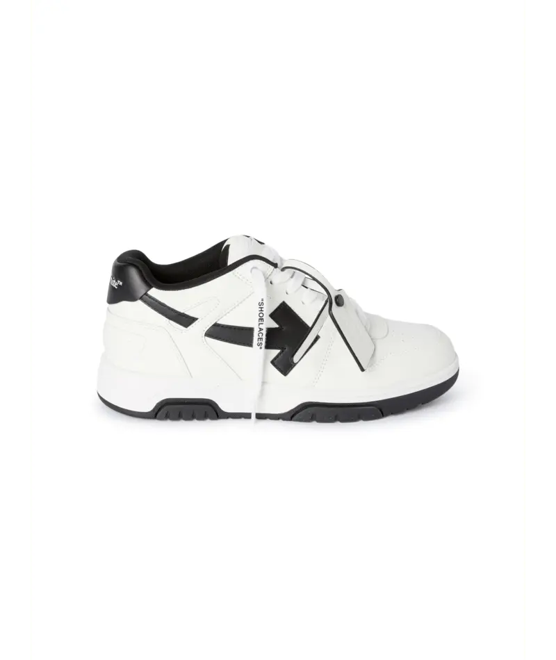 Sneakers Off White Blanc Noir - M-OUT OF OFFICE-04640 (MENS) Off-White