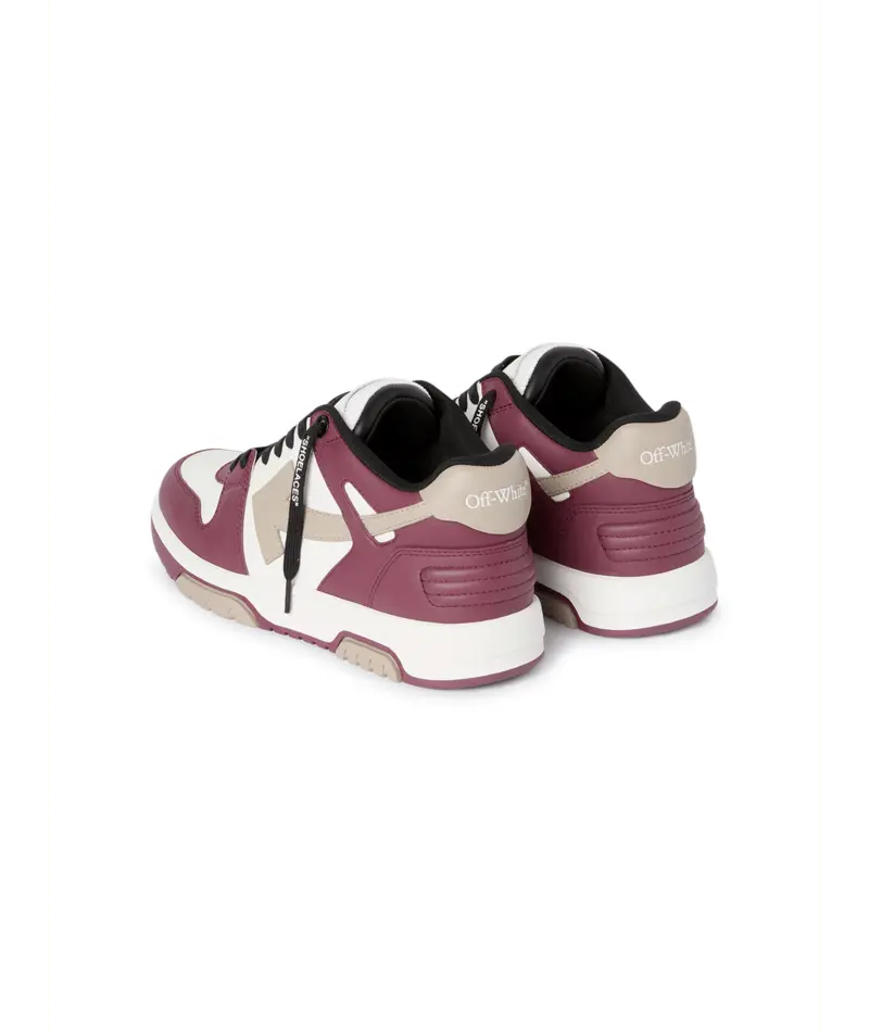 Sneakers Off White Bordeaux Blanc - M-OUT OF OFFICE TRICOLOR-003 (MENS) Off-White
