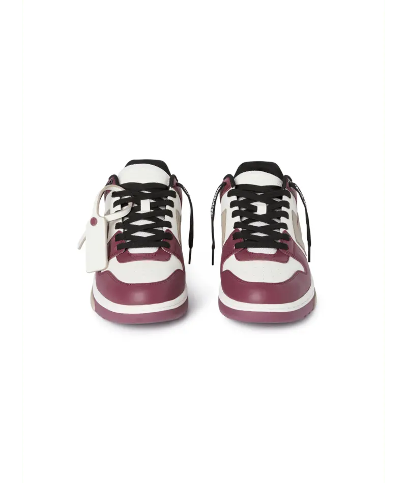 Sneakers Off White Bordeaux Blanc - M-OUT OF OFFICE TRICOLOR-003 (MENS) Off-White