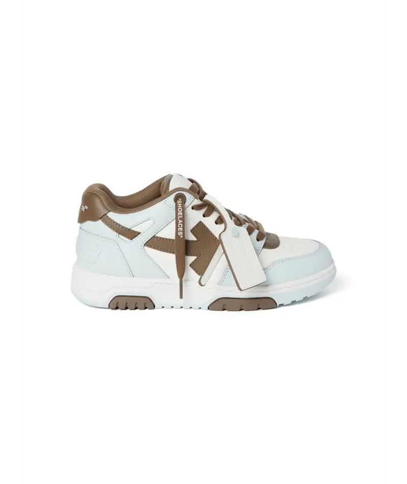 Sneakers Off White Bleu Marron - M-OUT OF OFFICE CALF LEA-020 (MENS) Off-White