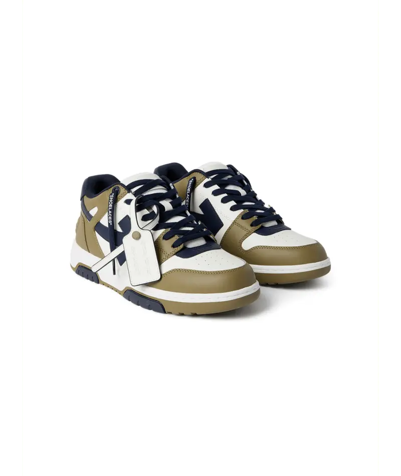 Sneakers Off White Kaki - M-OUT OF OFFICE CALF LEA-020 (MENS) Off-White