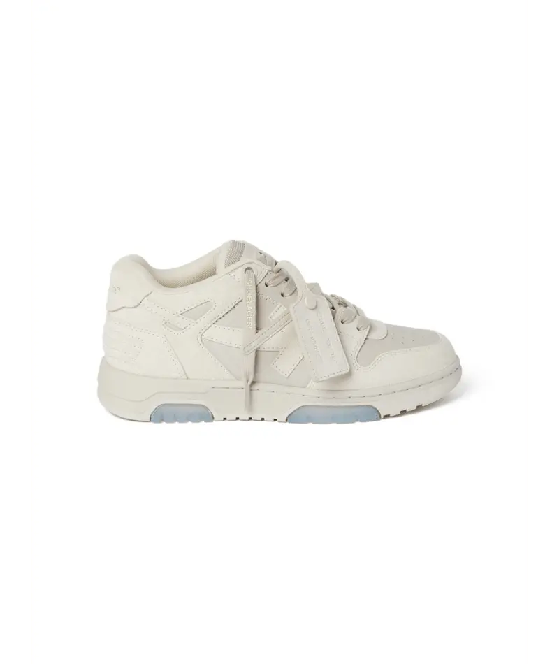 Sneakers Off White Creme - M-OUT OF OFFICE CALF SUEDE-001 (MENS) Off-White