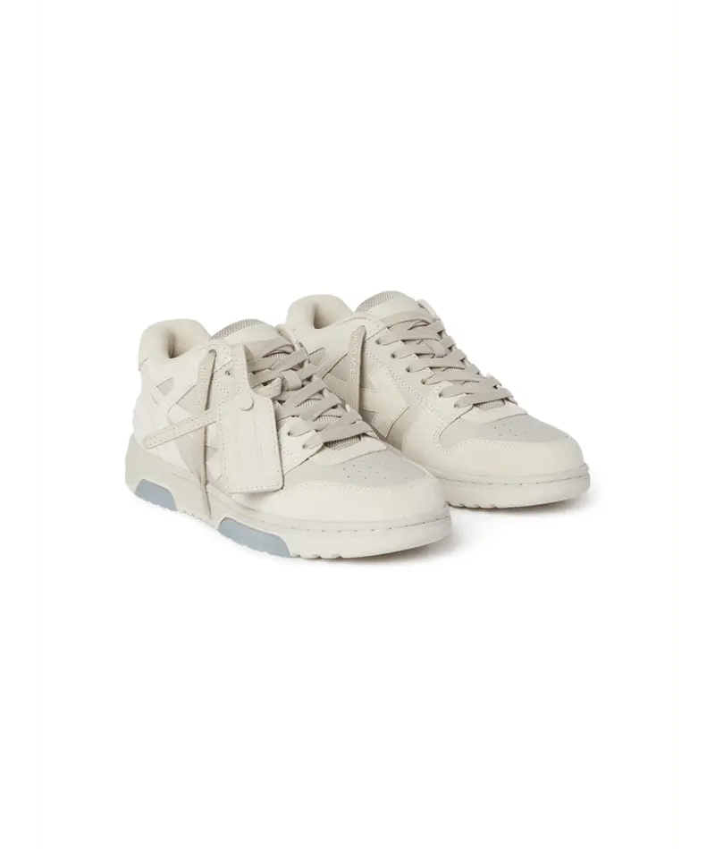 Sneakers Off White Creme - M-OUT OF OFFICE CALF SUEDE-001 (MENS) Off-White