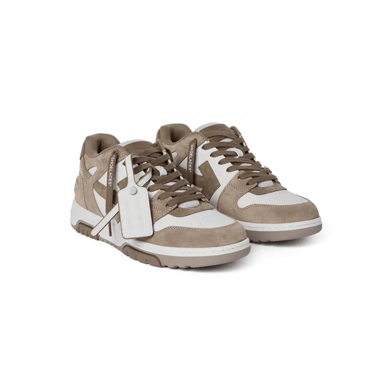 Sneakers Off White Marron - M-OUT OF OFFICE CALF SUEDE-002 (MENS) Off-White