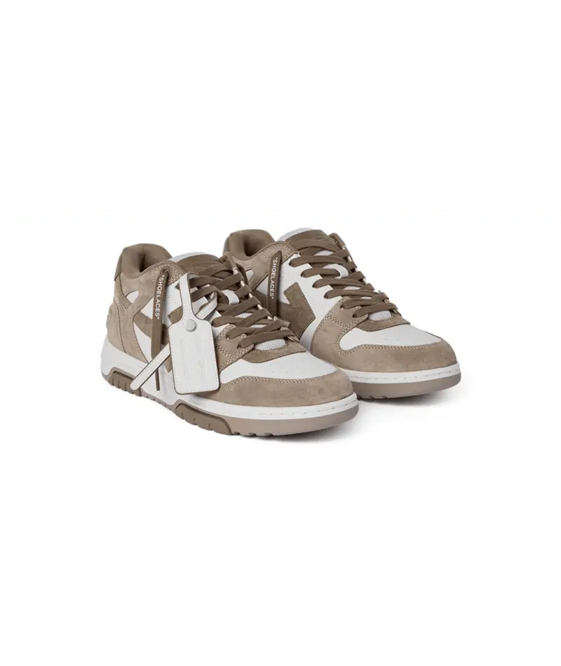 Sneakers Off White Marron - M-OUT OF OFFICE CALF SUEDE-002 (MENS) Off-White