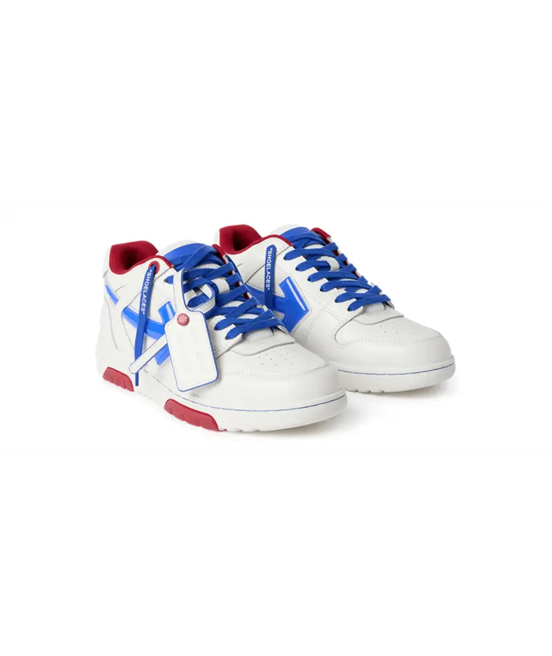 Sneakers Off White Blanc Bleu - M-OUT OF OFFICE BUBBLE ARR-001 (MENS) Off-White