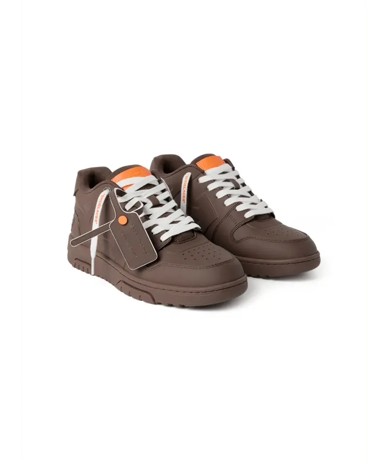 Sneakers Off White Marron Orange - M-OUT OF OFFICE MOLDED-001 (MENS) Off-White