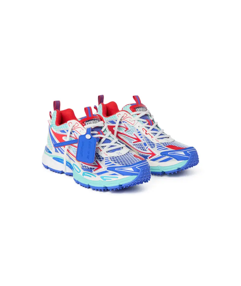 Sneakers Off White Bleu Rouge - M-BE RIGHT BACK NET-001 (MENS) Off-White