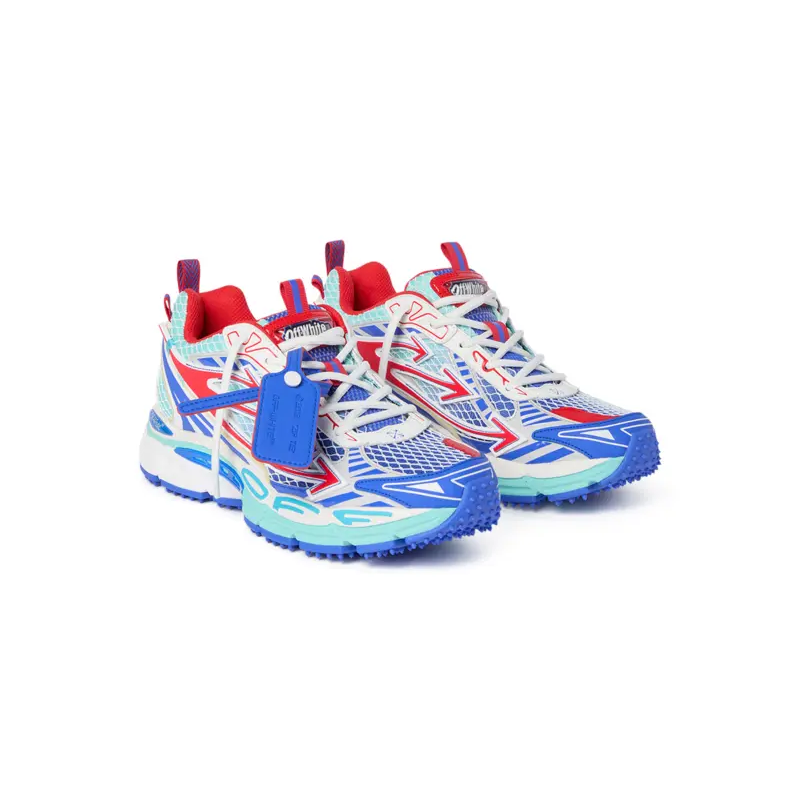 Sneakers Off White Bleu Rouge - M-BE RIGHT BACK NET-001 (MENS) Off-White