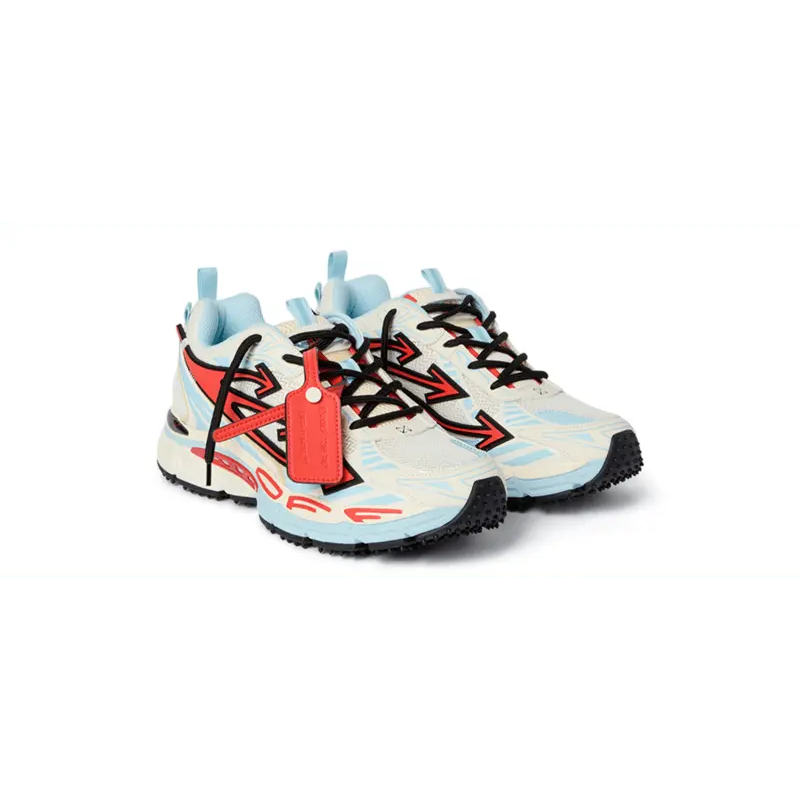 Sneakers Off White Bleu Rouge - M-BE RIGHT BACK MESH-003 (MENS) Off-White