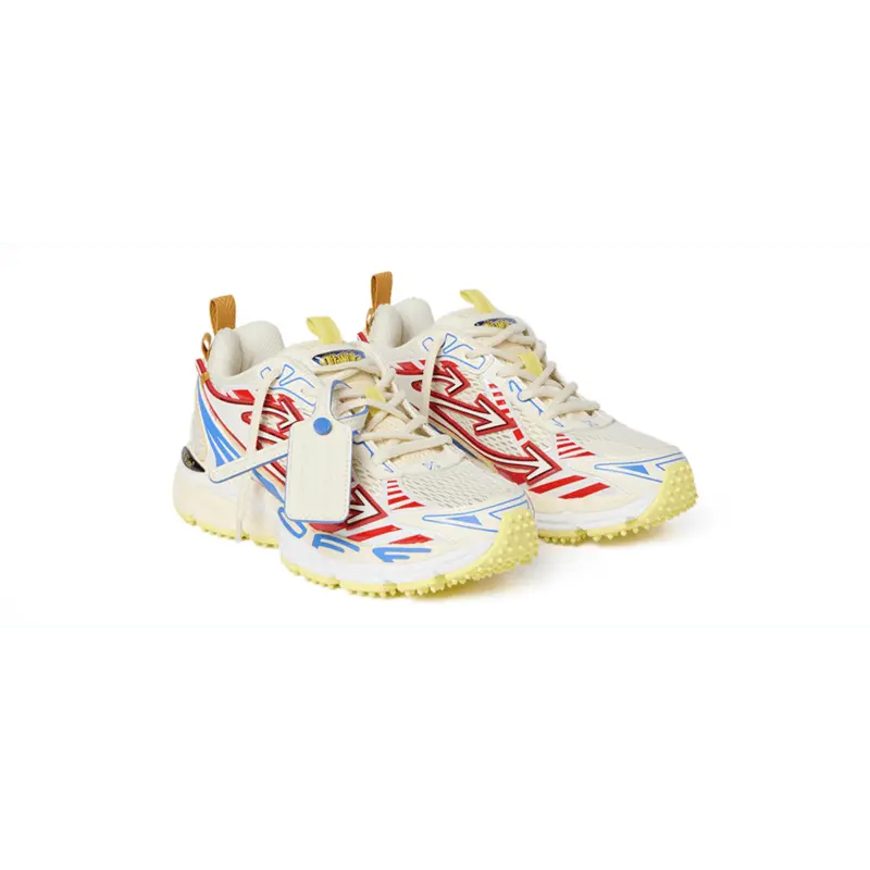 Sneakers Off White Bleu Rouge - M-BE RIGHT BACK MESH-004 (MENS) Off-White