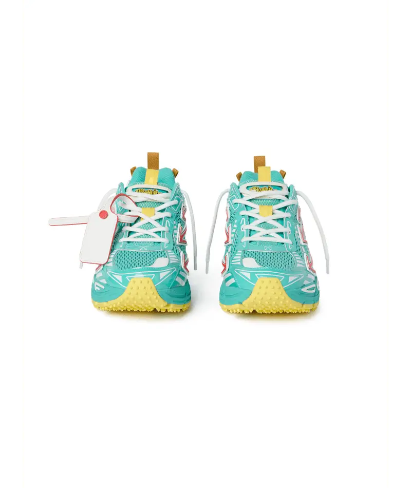 Sneakers Off White Bleu Vert / Rouge - M-BE RIGHT BACK MESH-004 (MENS) Off-White