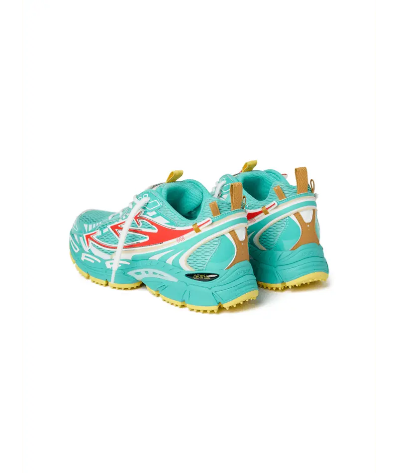 Sneakers Off White Bleu Vert / Rouge - M-BE RIGHT BACK MESH-004 (MENS) Off-White