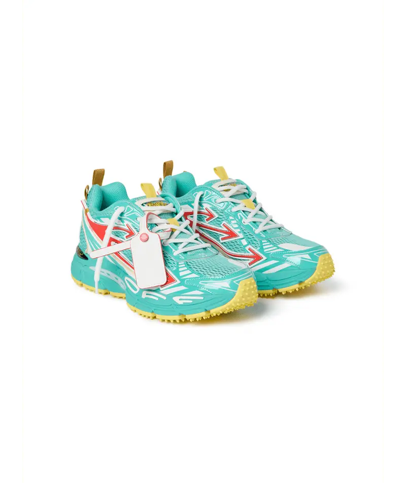 Sneakers Off White Bleu Vert / Rouge - M-BE RIGHT BACK MESH-004 (MENS) Off-White
