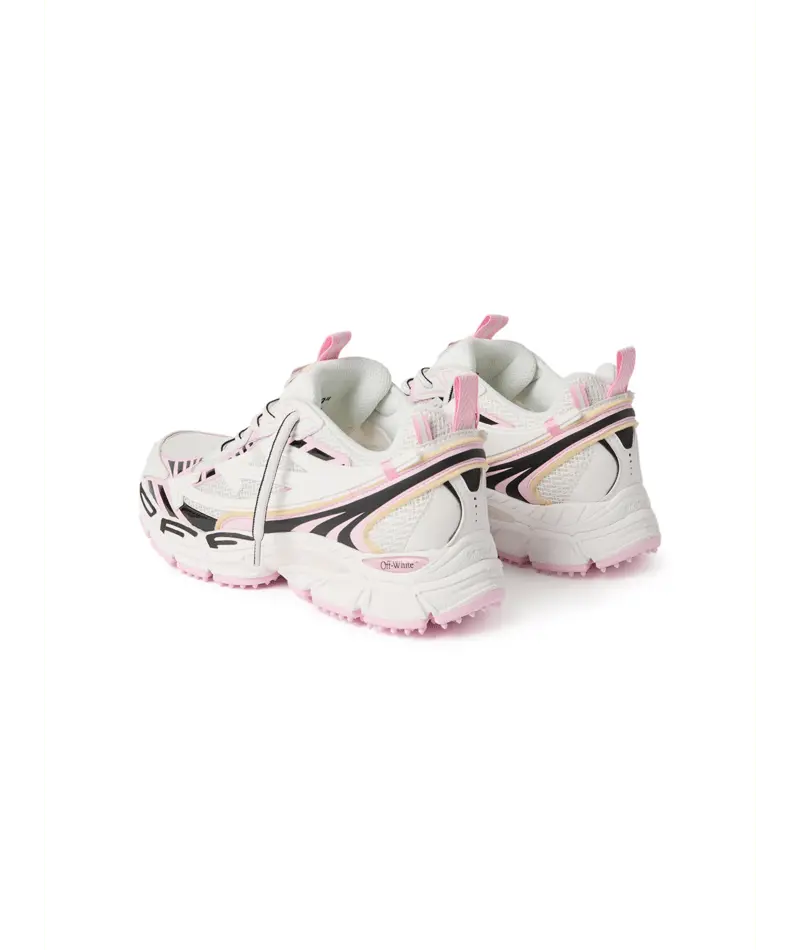 Femme Sneakers Off White Blanc Rose - W-BE RIGHT BACK MESH-001 (WOMENS) Off-White