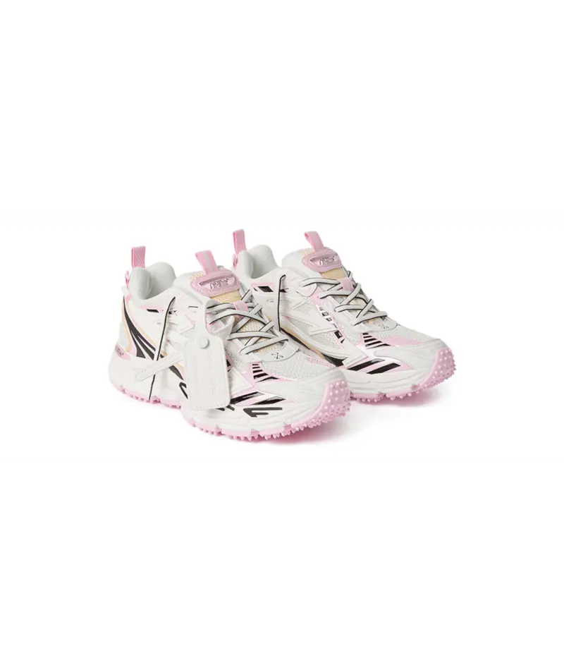 Femme Sneakers Off White Blanc Rose - W-BE RIGHT BACK MESH-001 (WOMENS) Off-White