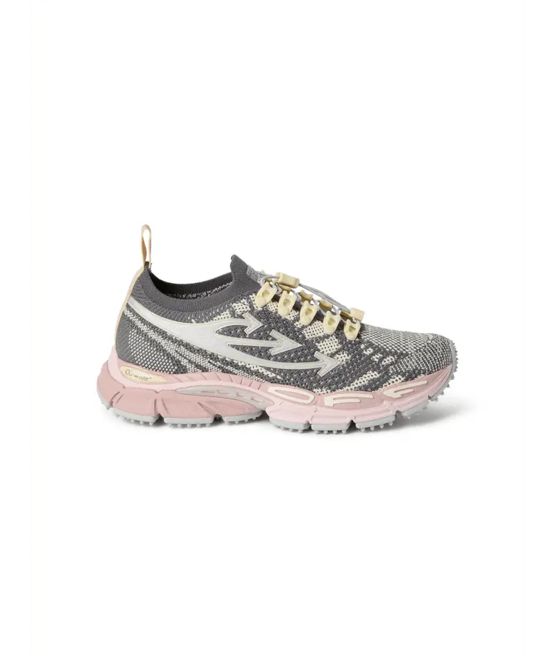 Femme Sneakers Off White Gris Rose - W-BE RIGHT BACK KNIT-001 (WOMENS) Off-White