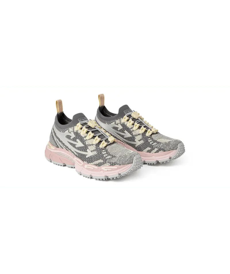 Femme Sneakers Off White Gris Rose - W-BE RIGHT BACK KNIT-001 (WOMENS) Off-White
