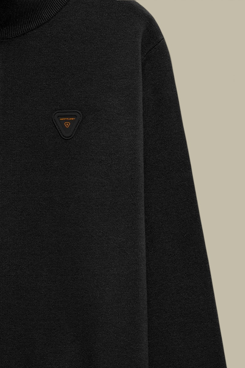 Pull Camionneur Gertrude Noir - Lewis Patch