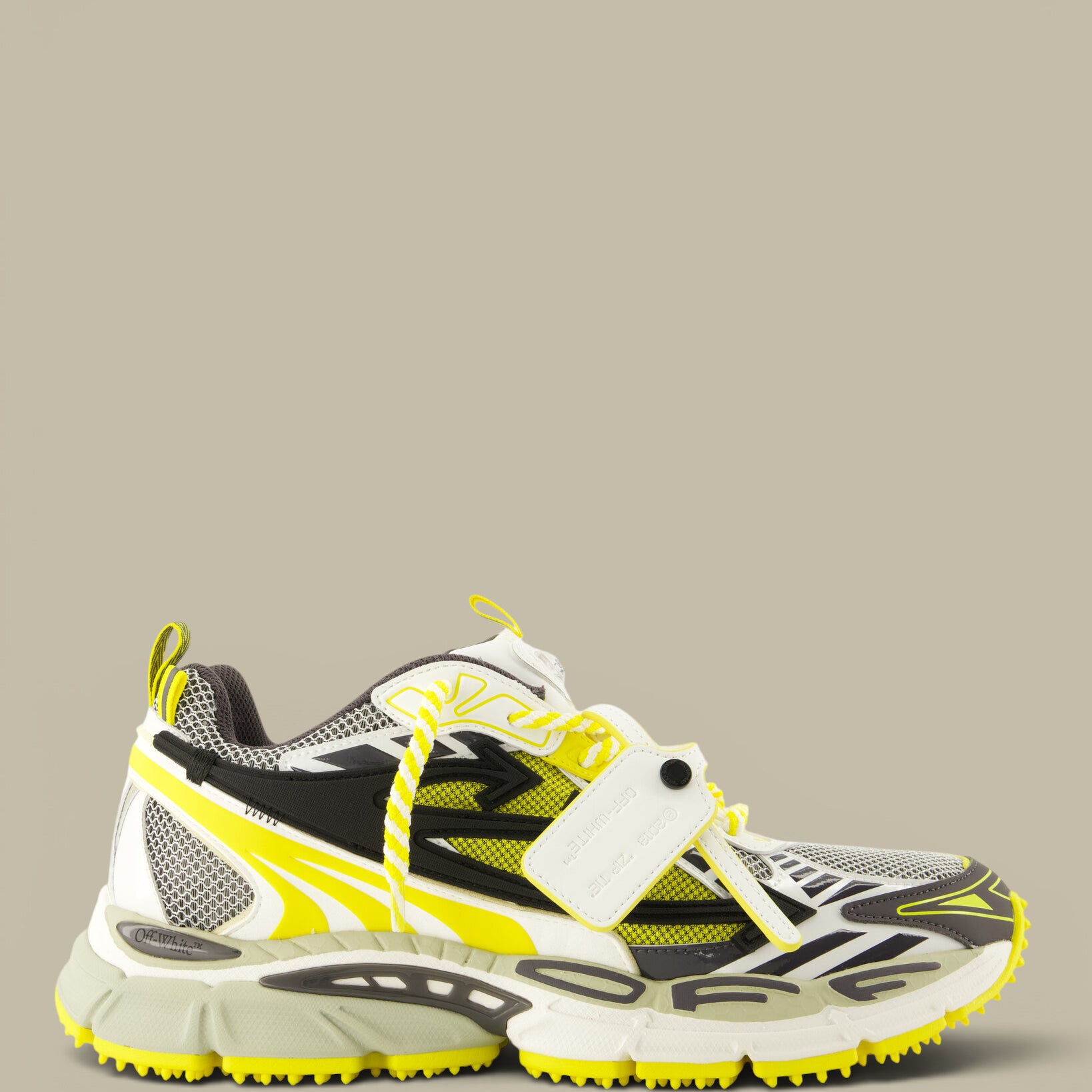 Sneakers Off-White Be Right Back  -  Yellow Black Off-White