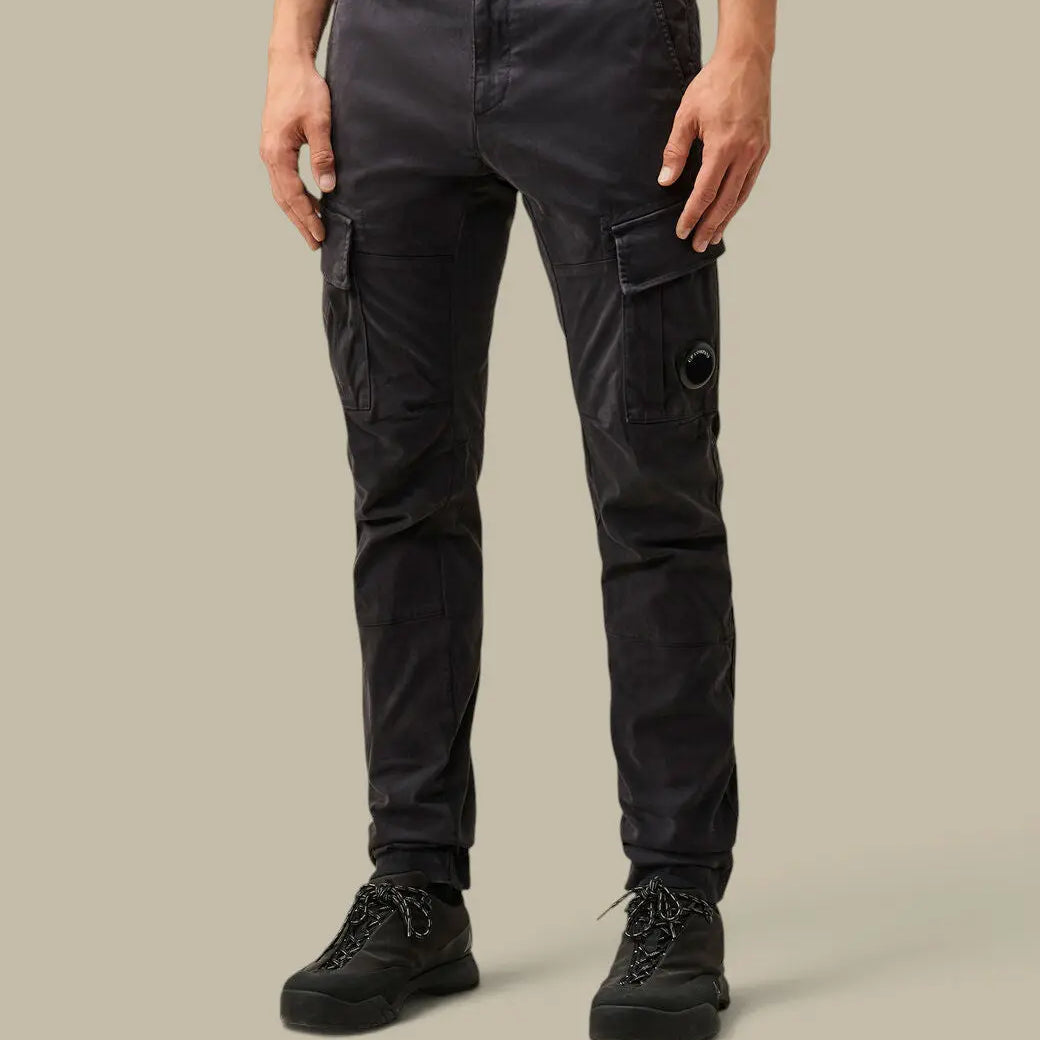Pantalon C.P. Company Gris Foncé - Cargo Stretch C.P. Company