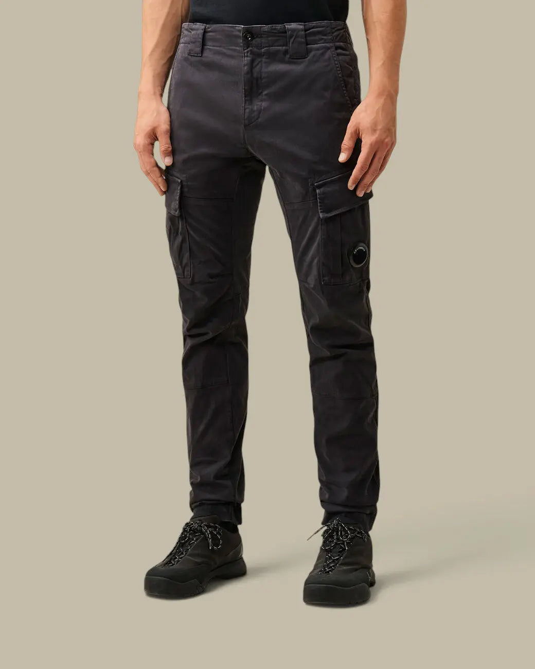 Pantalon C.P. Company Gris Foncé - Cargo Stretch C.P. Company