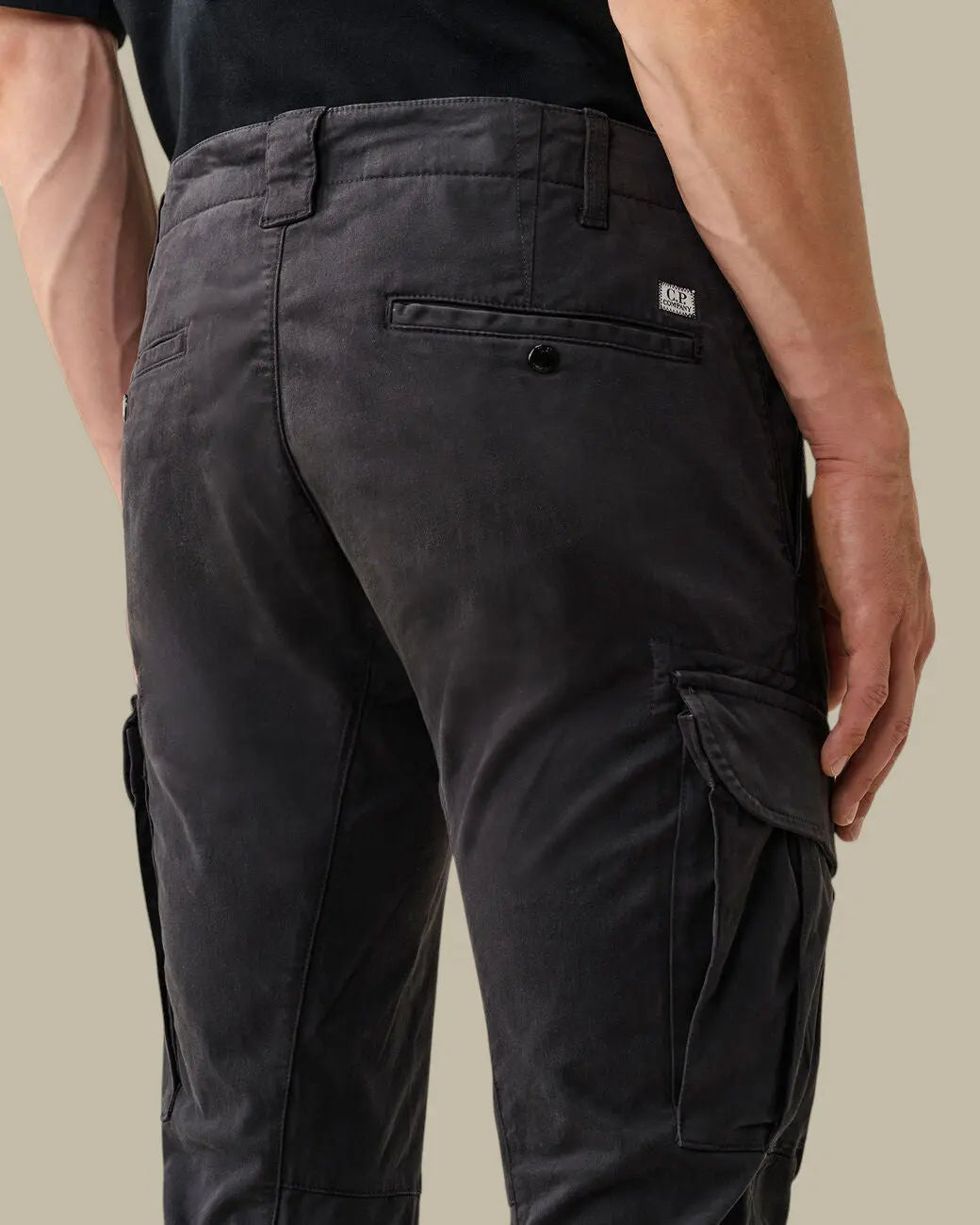 Pantalon C.P. Company Gris Foncé - Cargo Stretch C.P. Company