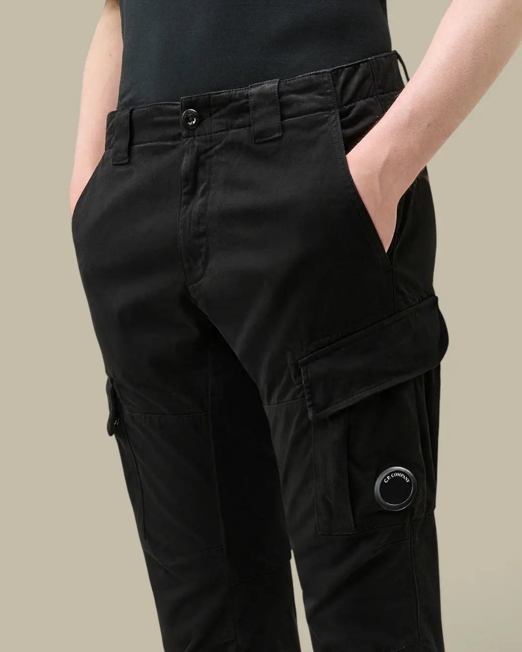 Pantalon C.P. Company Noir - Cargo Stretch C.P. Company