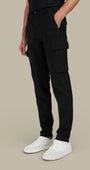 Pantalon Cargo Paul And Shark Noir - Dynamic Stretch - pantalon