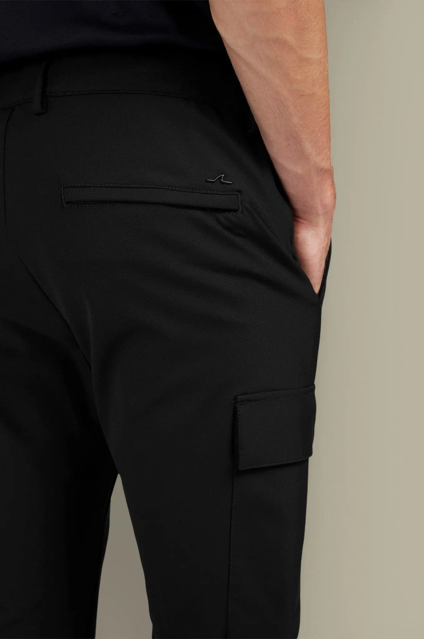 Pantalon Cargo Paul And Shark Noir - Dynamic Stretch - pantalon