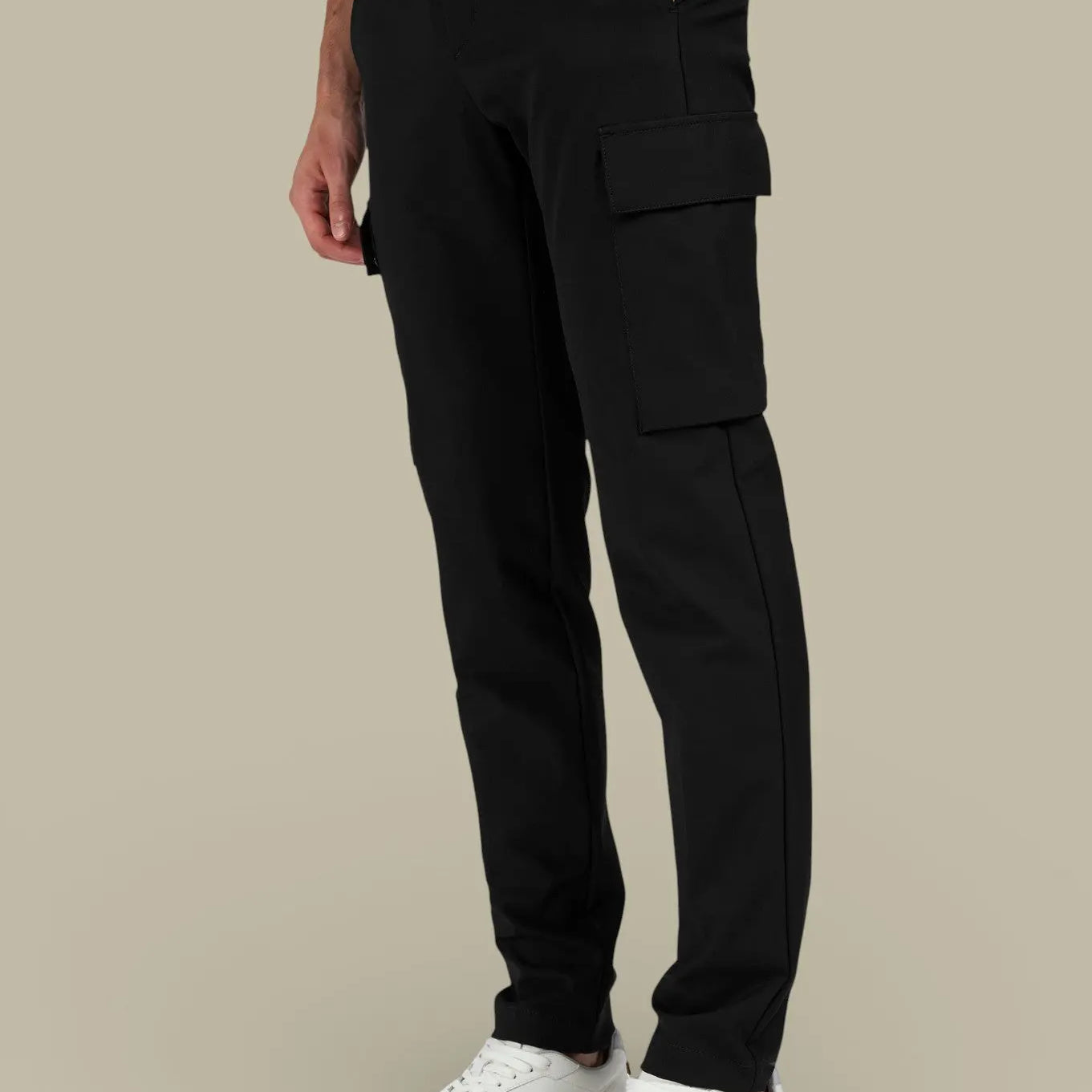 Pantalon Cargo Paul And Shark Noir - Dynamic Stretch - pantalon