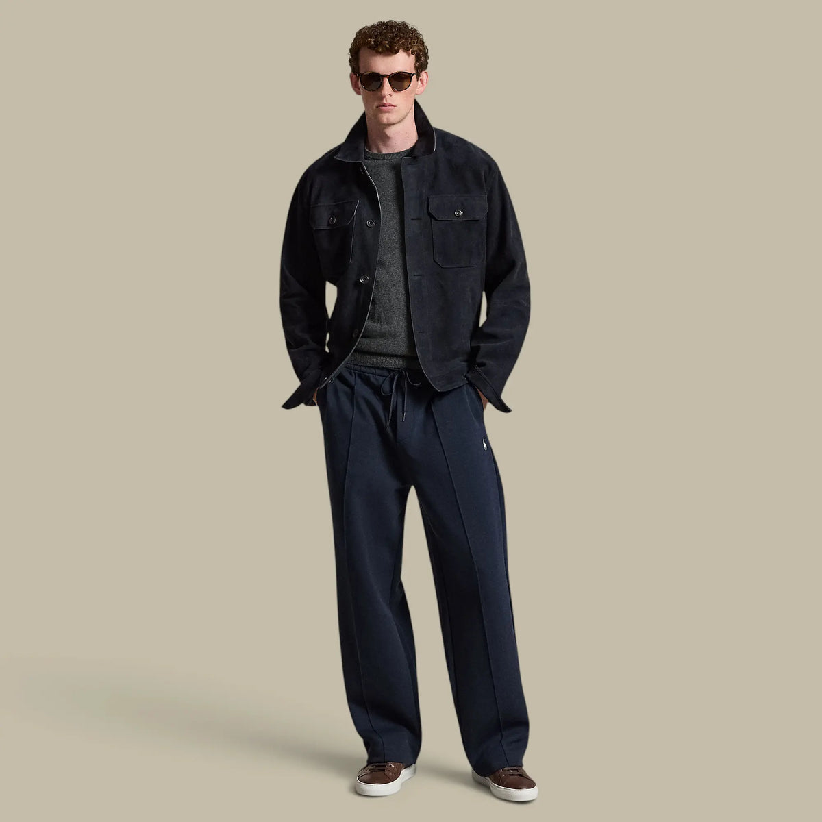 Pantalon de Jogging Ralph Lauren Bleu Marine - Technique Ralph Lauren