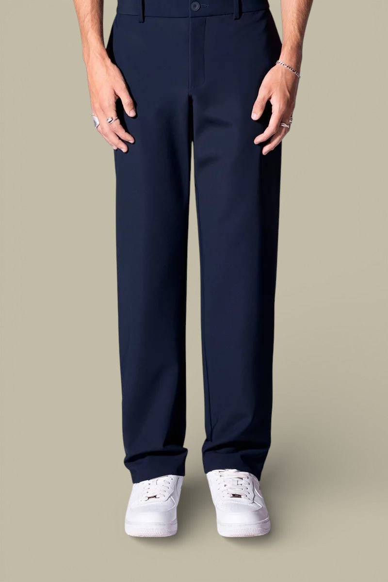 Pantalon en Nylon Gertrude - Bleu Marine - pantalon