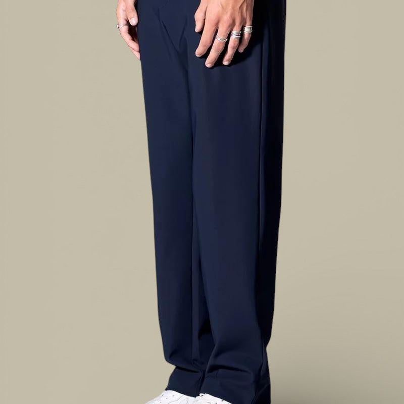 Pantalon en Nylon Gertrude - Bleu Marine - pantalon