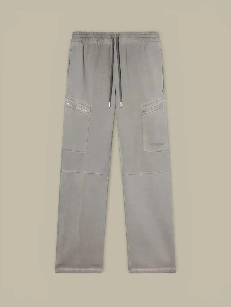 Pantalon Jogg Cargo Off - White Gris - pantalon
