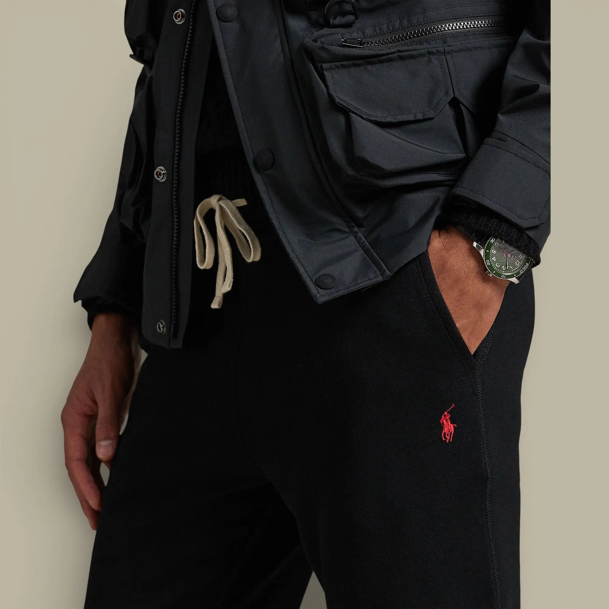 Pantalon Jogging Ralph Lauren Noir - pantalon